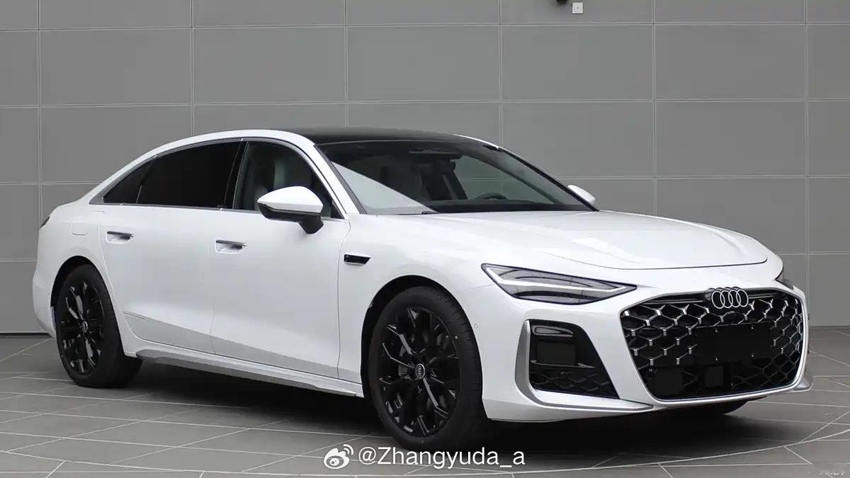 全新奥迪A6L来了奥迪车的外观越来越运动越来越年轻化两侧导流槽内部均加入激光
