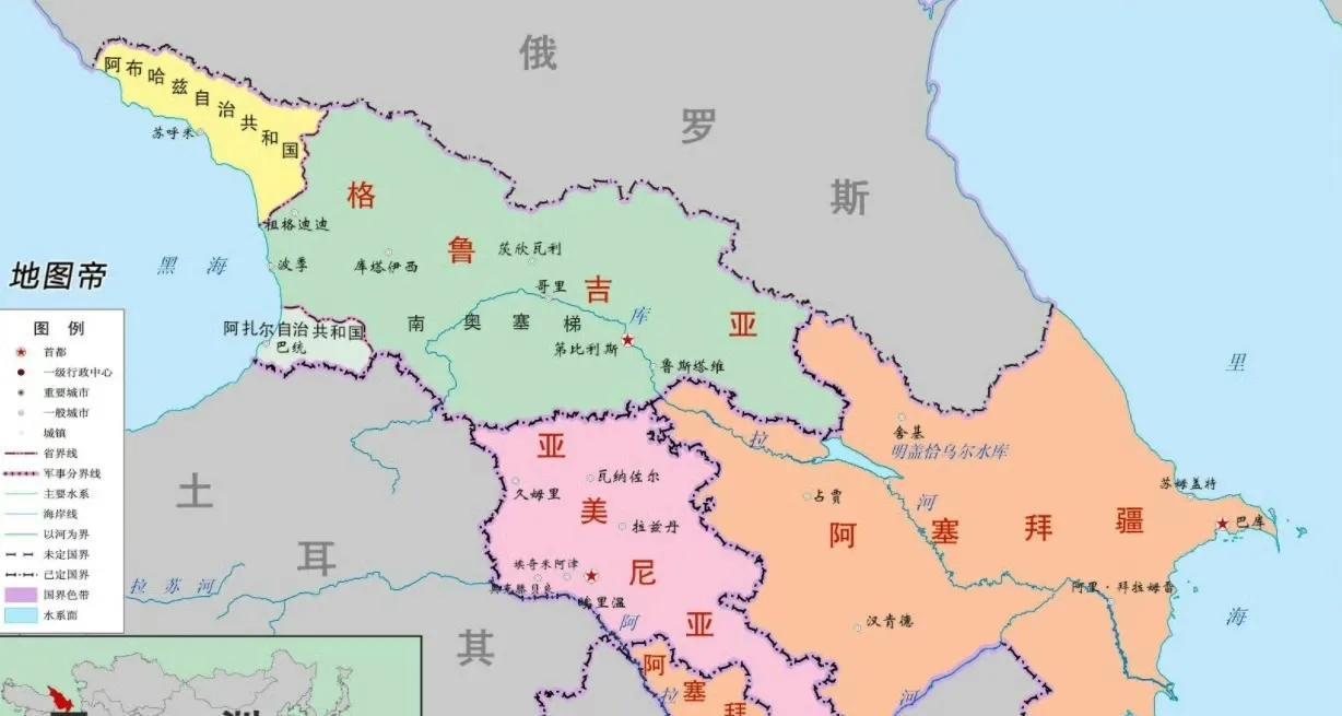 普京后院起火！高加索地区的亚美尼亚与阿塞拜疆反俄暗潮涌动。亚美尼亚亲西方总理帕