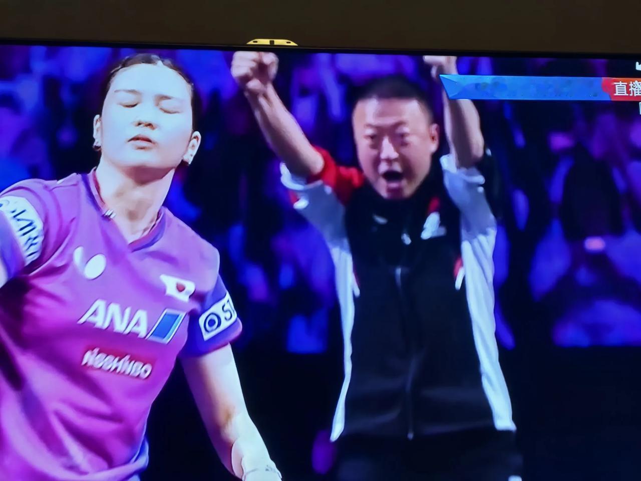 毫无悬念，此次日本冠军赛国乒女单提前实现四强被尽数包揽，当然，最为高兴的当属主教