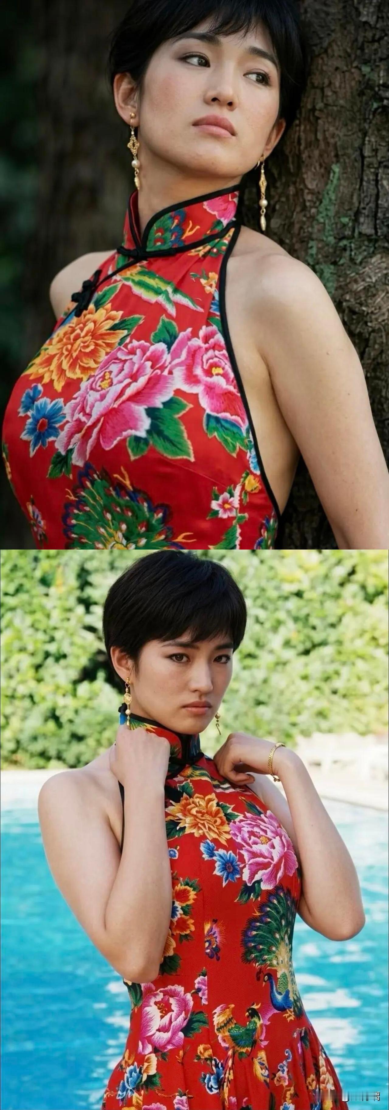 巩俐当年的中国风打扮，谁看了不说一句绝？