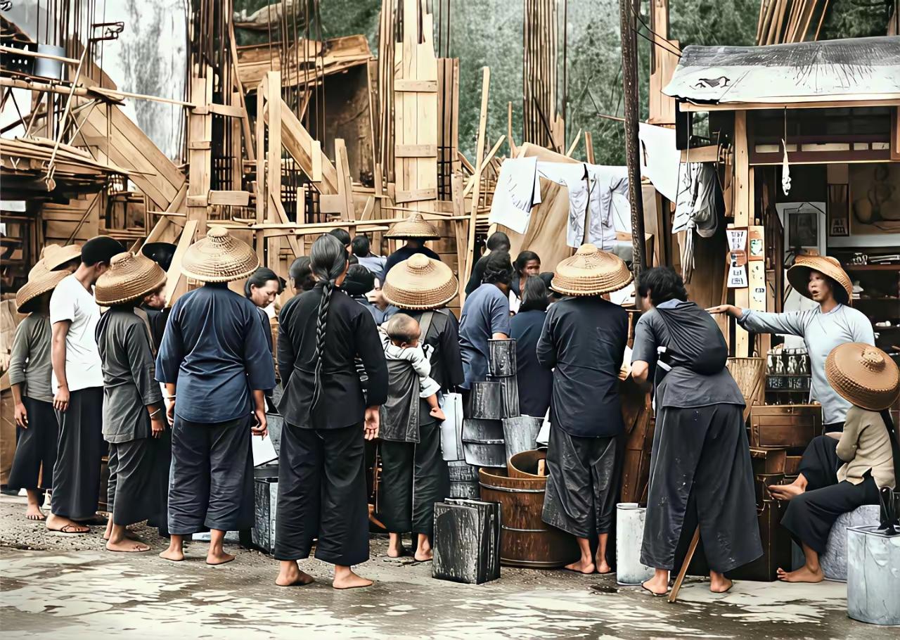 老照片回忆：欣赏四十年代香港的老照片，就像打开了一扇通往旧时光的大门。照片里，普