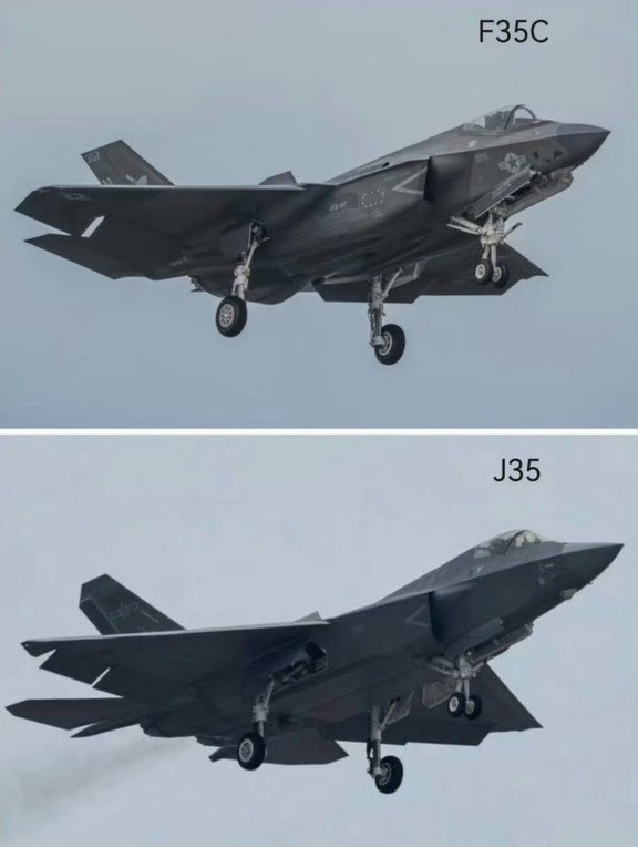 选出你最爱的35！必须是歼-35啊，“歼灭F-35”的意思，型号名字都那么霸气。歼-35是全方位好看