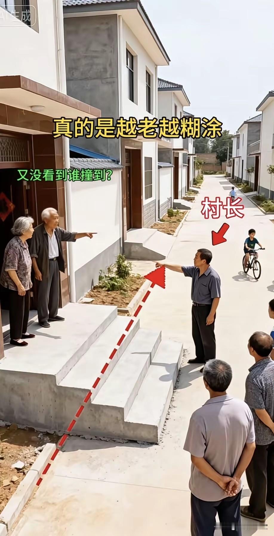 这老头老太太后台硬，连村长的话都敢不听，一般的人不敢这样。现实生