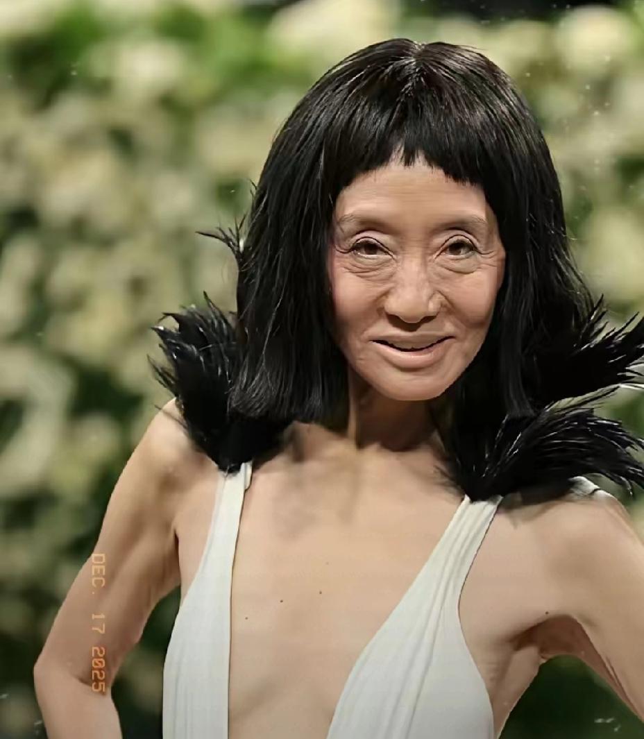 75岁王薇薇可真漂亮。