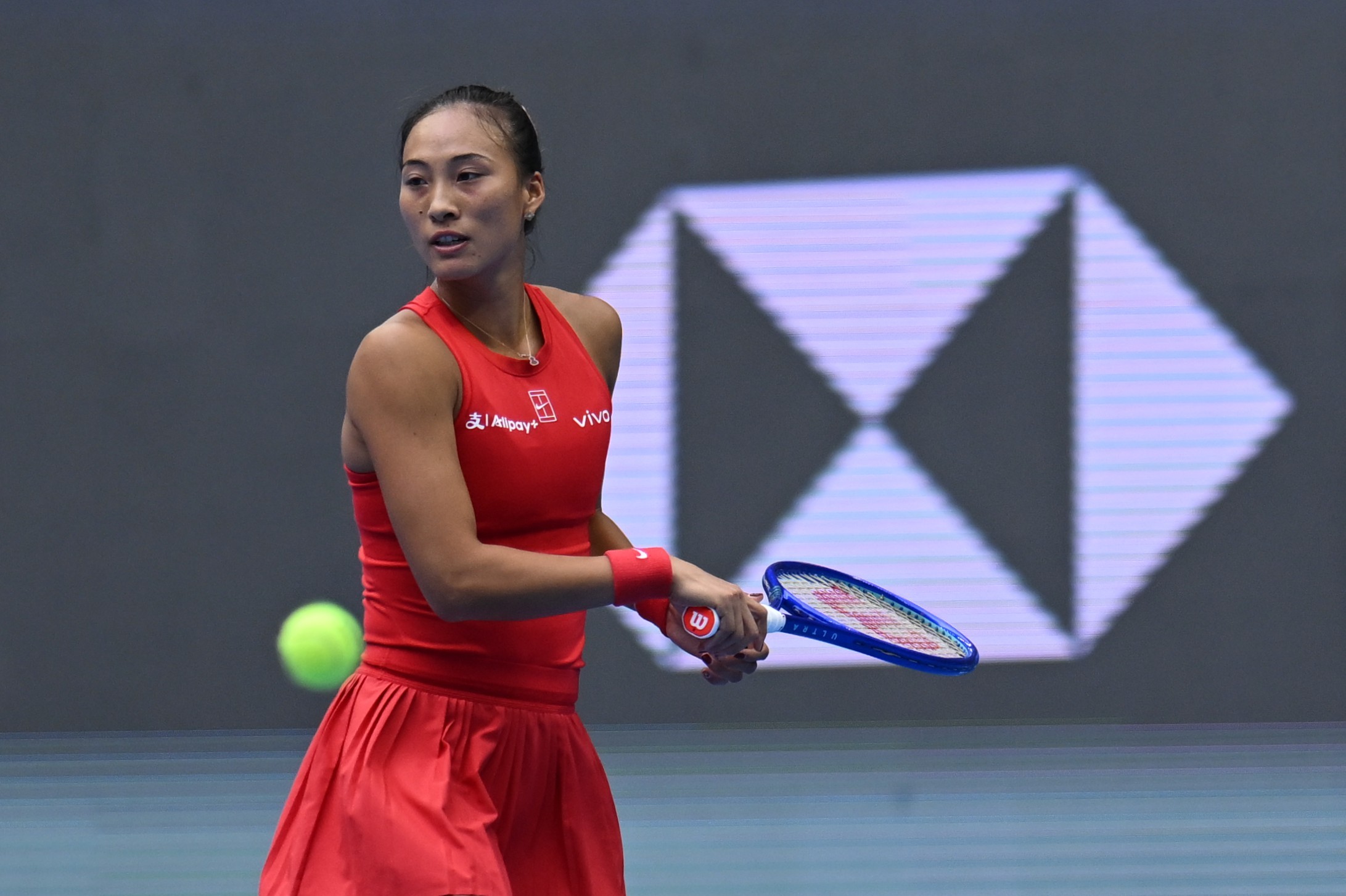 郑钦文职业生涯第四次跻身WTA1000赛四强🔥2024中网：四强2024武网：