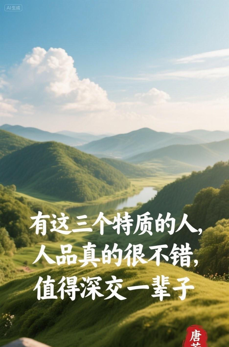 有这三个特质的人，往往人品真的很不错，值得深交一辈子。第一，真诚。真诚，不是
