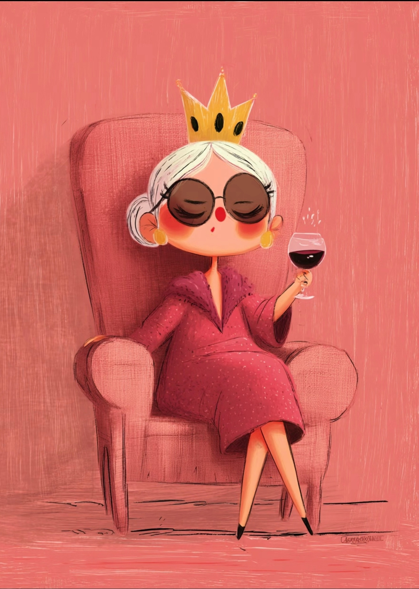 气血通畅，来大姨妈了。