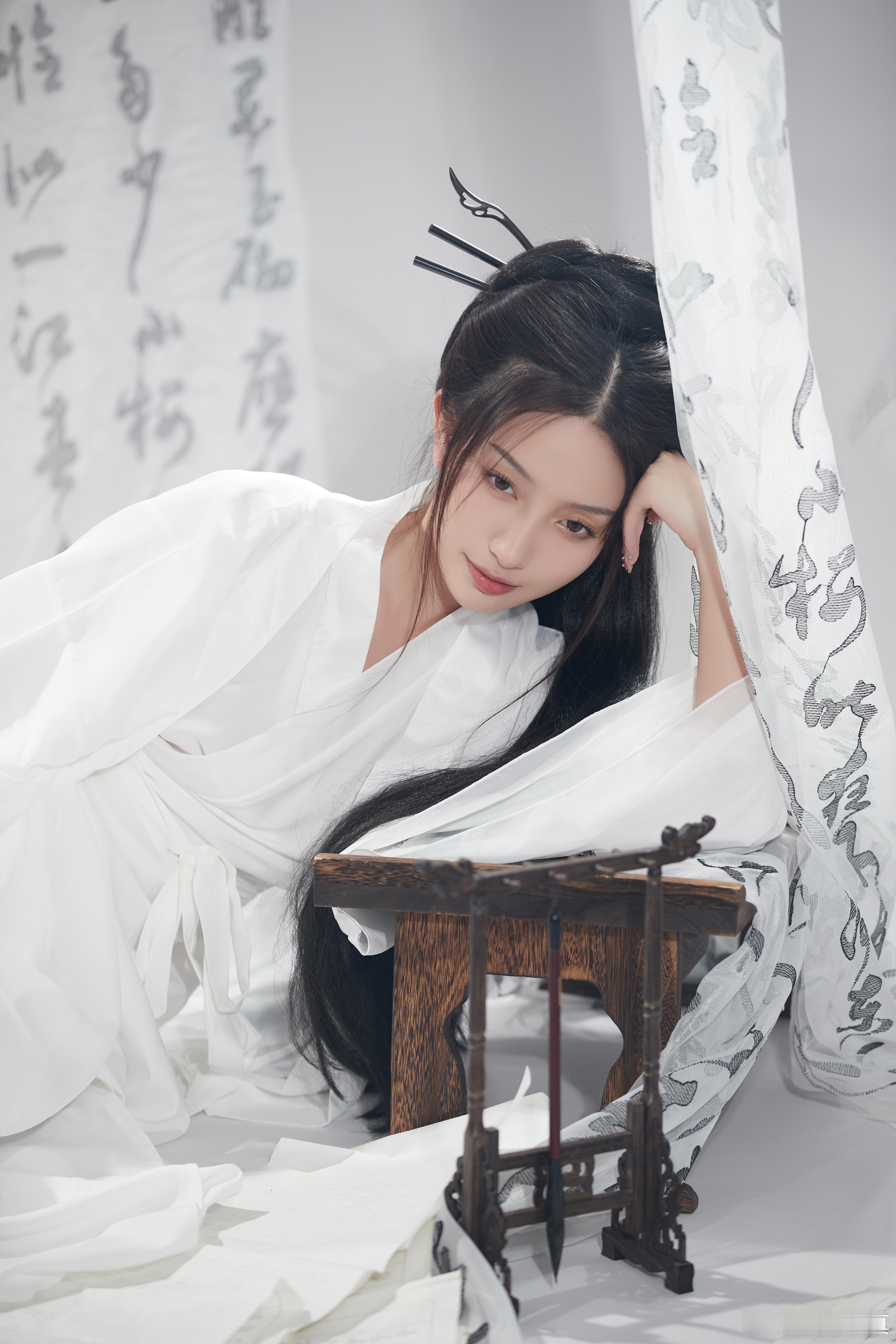 柠萌婧啊：无关风月:丹青水墨，我只差你这一笔！[40P-395MB]高清壁纸