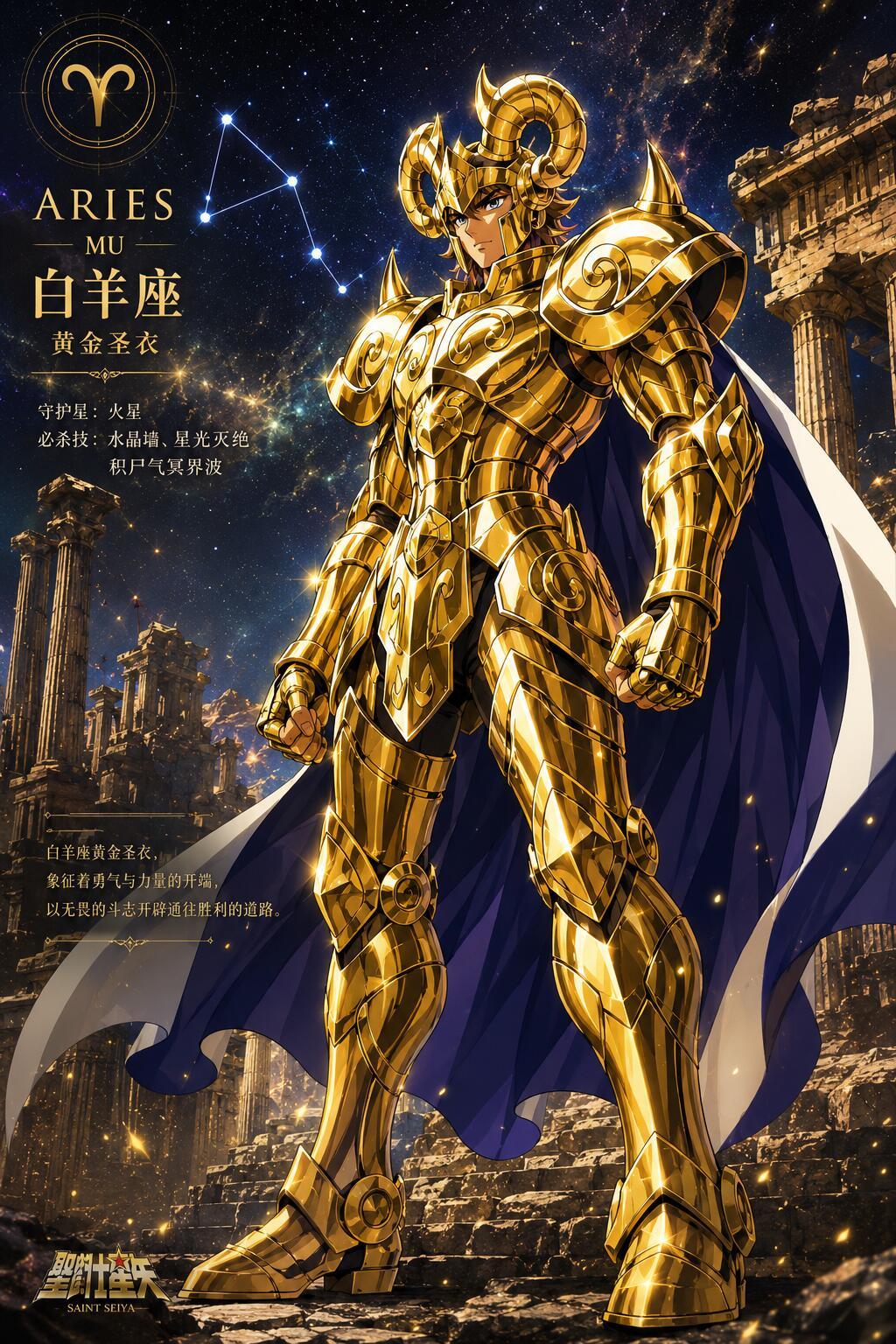 壁纸，黄金圣斗士