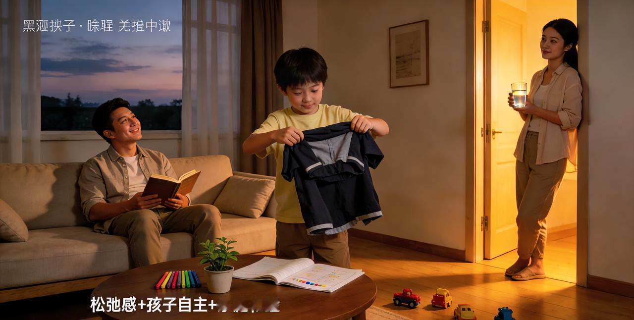 培养优秀孩子，牢记这三点：一、父母要有松弛感。二、多给孩子选择权。三、重视