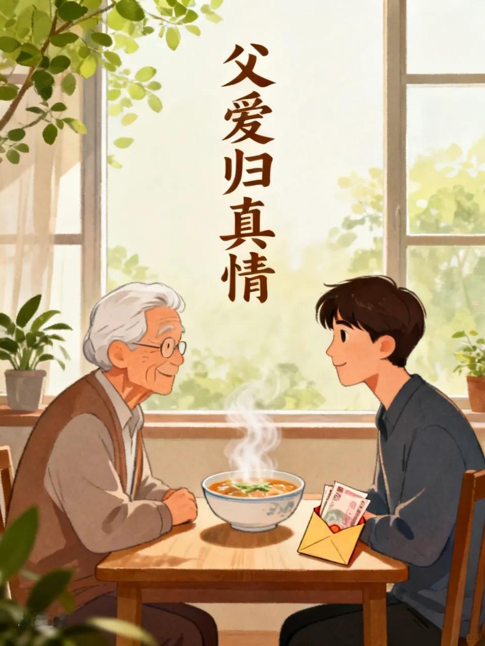 父爱归真情解释今天是5月10号母亲节，可惜母亲以离开我们3年了。父亲高龄96岁