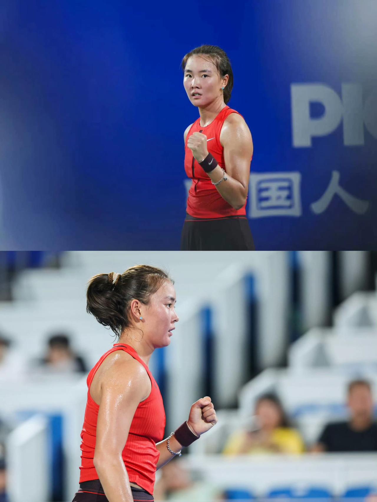 2025武汉WTA1000单打首轮，中国金花一喜两忧。1、袁悦7-6（2）/7