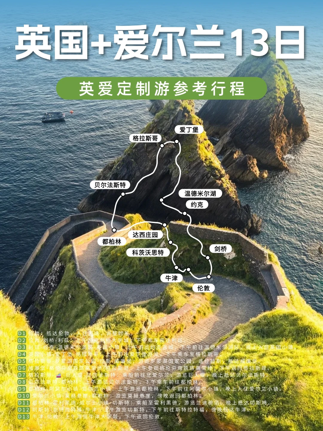 13天穿越英伦与爱尔兰｜一篇看经典环线攻略