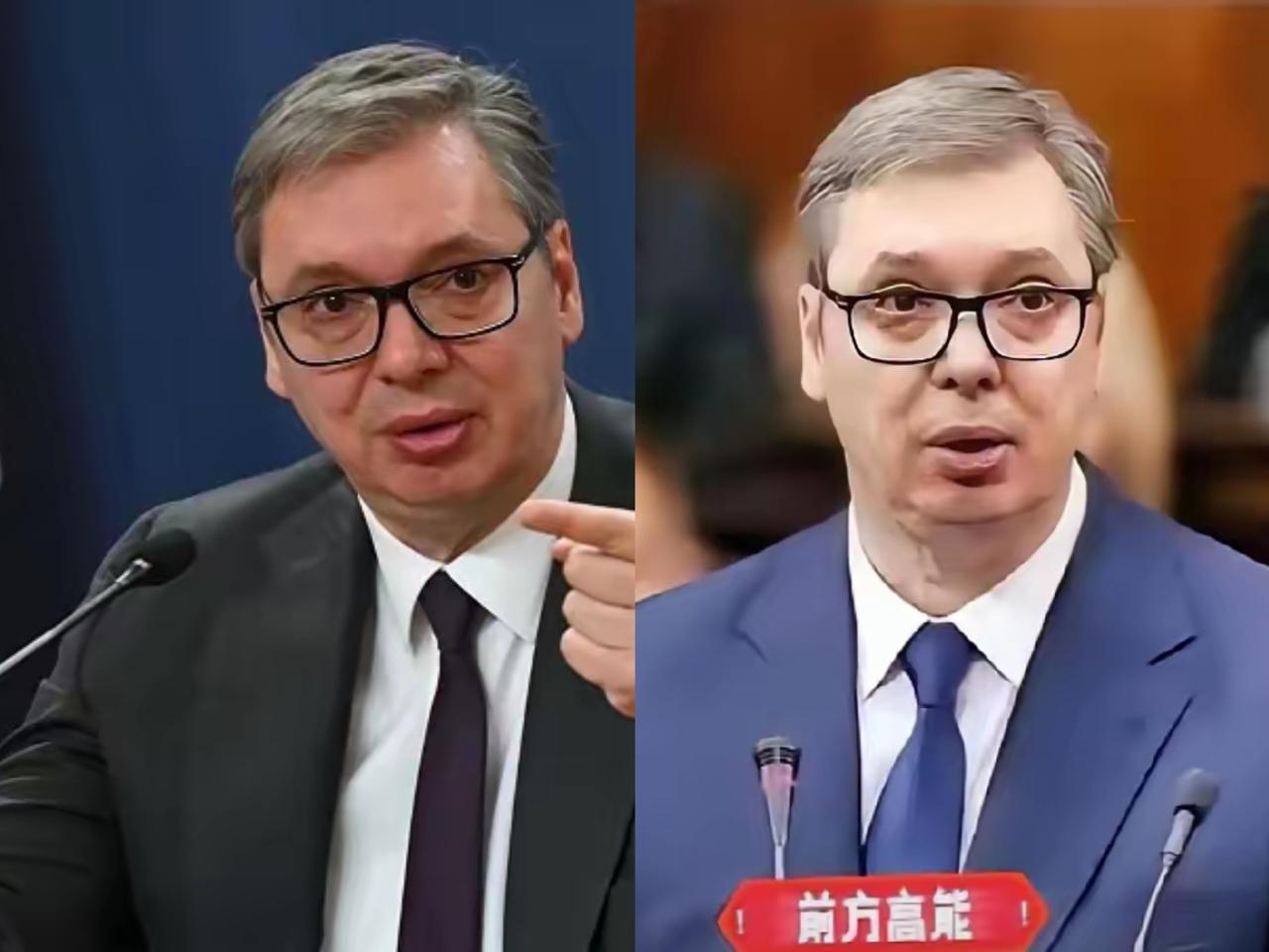 武契奇来华，居然是首次对华国事访问！这波排面直接拉满，红地毯、仪仗队、21响礼炮