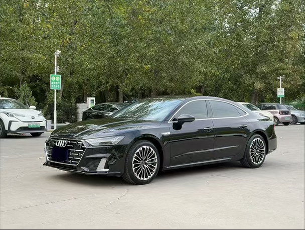 24年奥迪A7L45豪华一手车，3.5万公里实表，查博士S，价格便宜#奥迪#颜值与性能并存