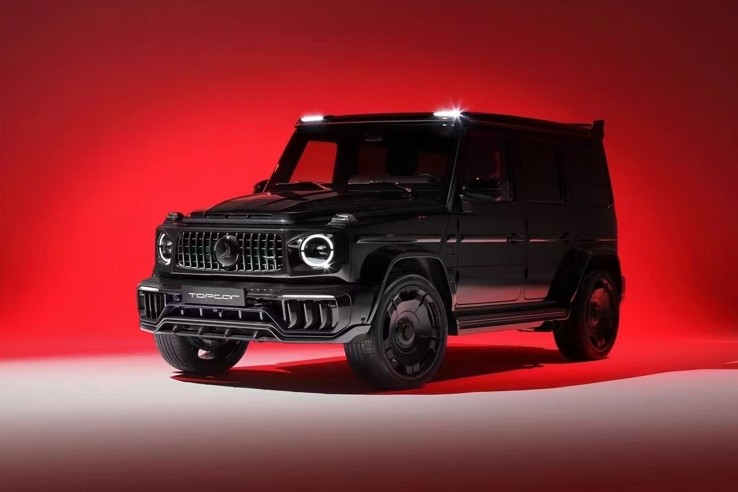 豪车超跑2025MercedesG63Inferno套件全黑裸