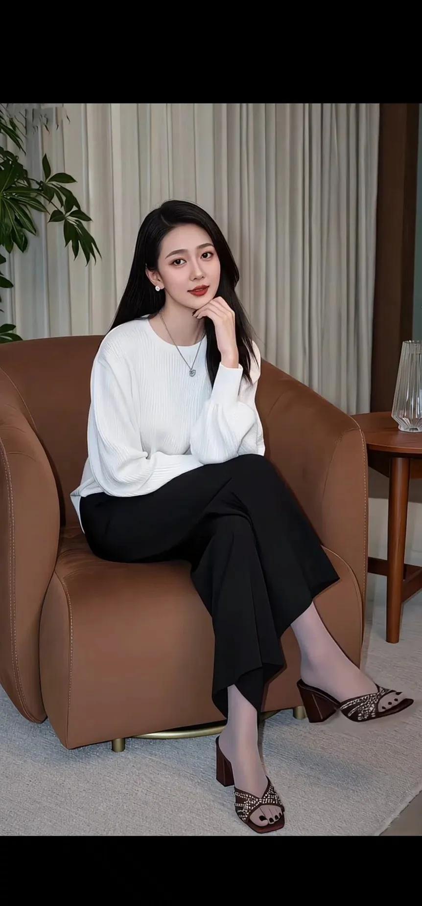 优雅气质穿搭，黑白经典搭配，尽显时尚魅力！💃🏻✨