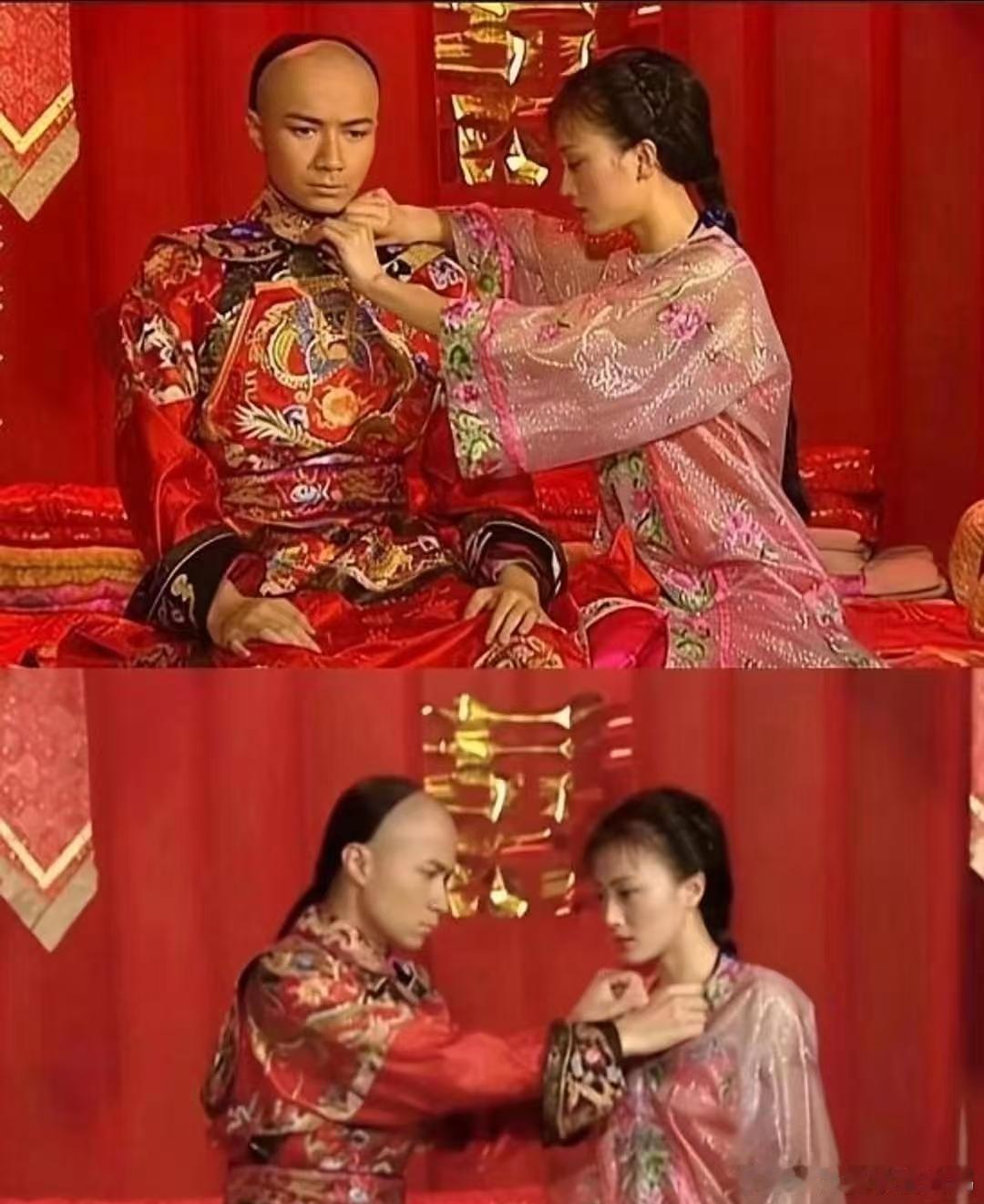 谁回看新老版《还珠》，都会被知画的睡衣造型狠狠惊艳到。