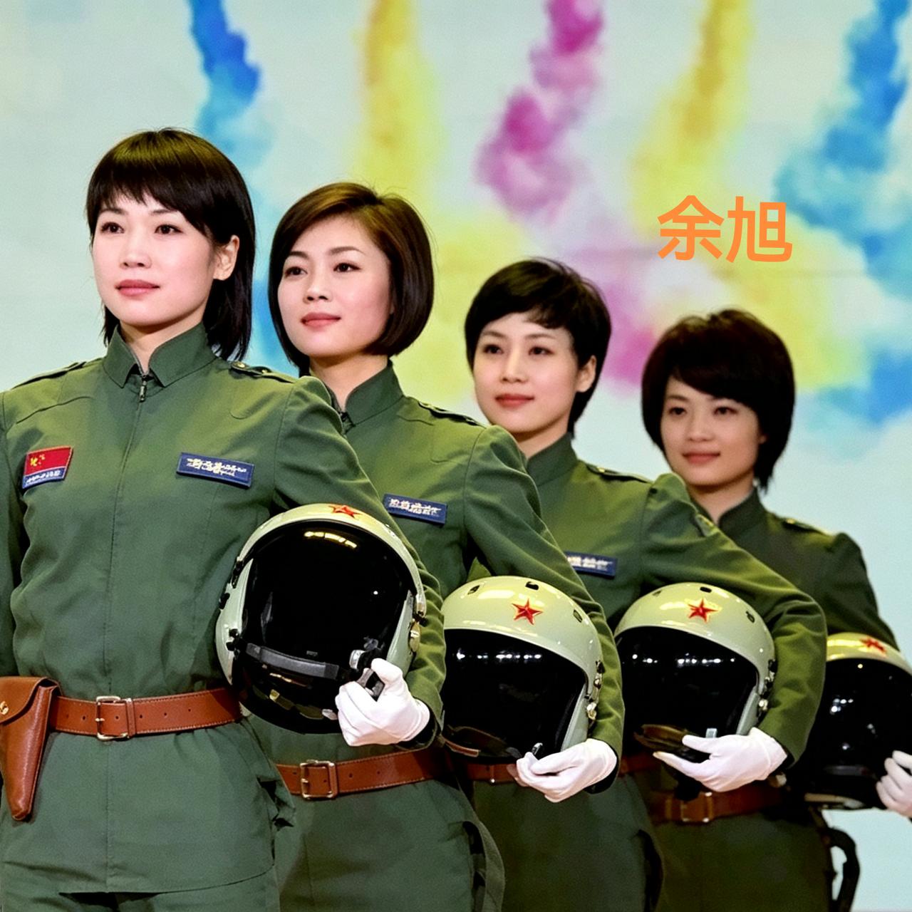 2010年，余旭烈士和战友在春晚舞台上，一张罕见的留影，就在几个月前，余旭和另外