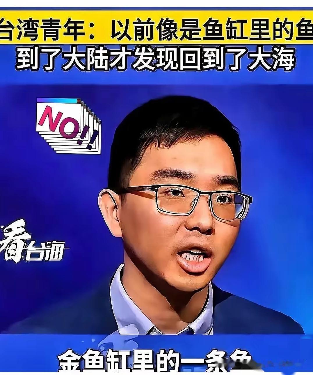 有个台湾小伙说的话，真是一下子给我干沉默了。他说：“我为什么要支持统一？因为统一