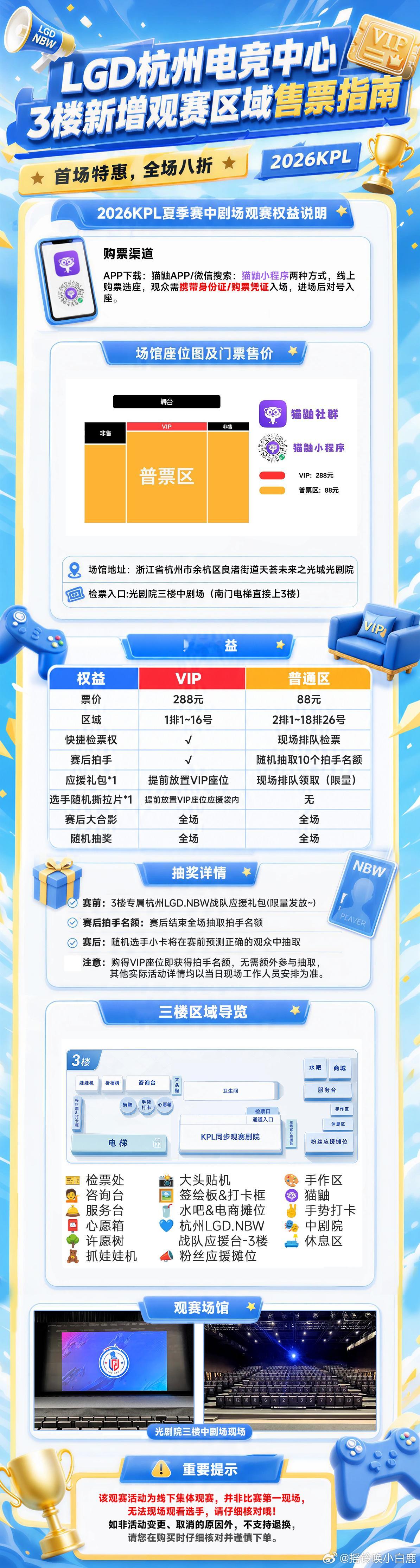 2026KPL夏季赛常规赛第一轮售票日历公布！上海主场依旧有赛后茶话会不同主场
