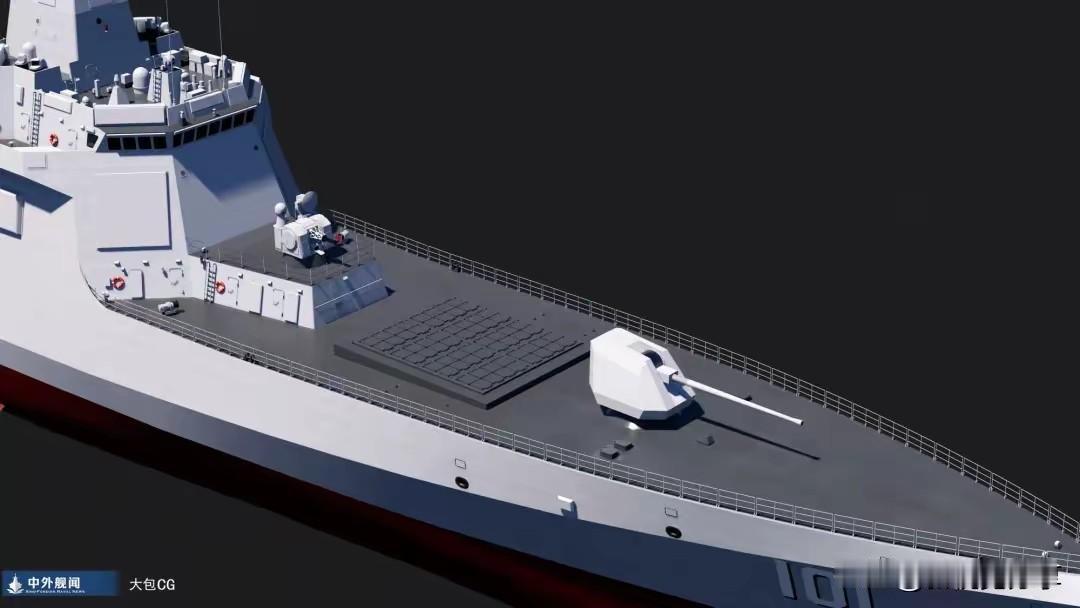18000吨新大驱要来了？传说中的国产155毫米舰炮突然开始上舰测试。可能