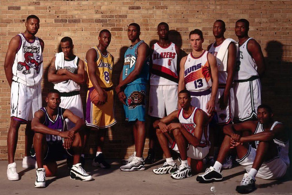 一张三十年前的老照片，黄金一代的1996年NBA新秀