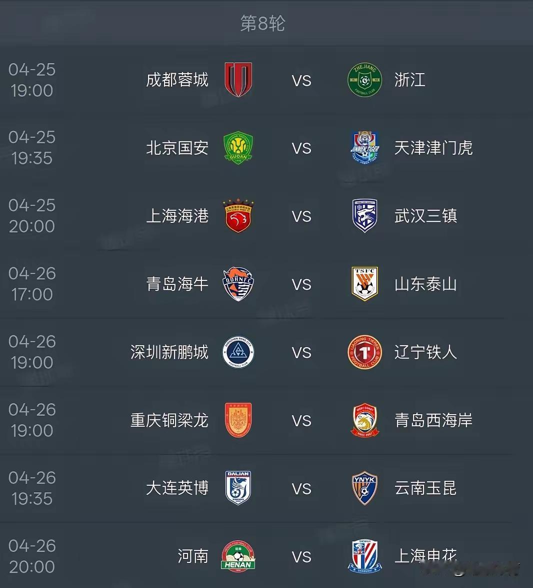 马上第八轮比赛就要开始了，每一个球迷都有自己关注的热点，申花球迷比较关心申花客战