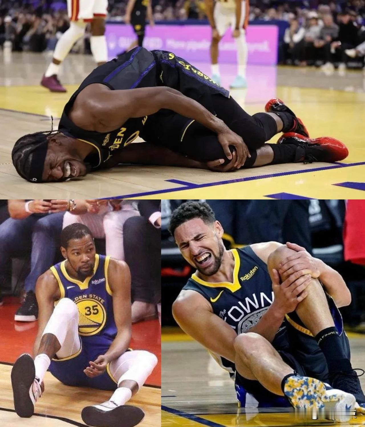 为什么勇士的核心球员接连遭遇严重伤病呢？吉米巴特勒——十字韧带撕裂凯文杜兰特