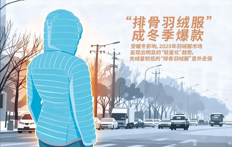 如何看待排骨羽绒服成为冬季爆款排骨羽绒服成冬季爆款挺有意思。今冬北京街头好多人