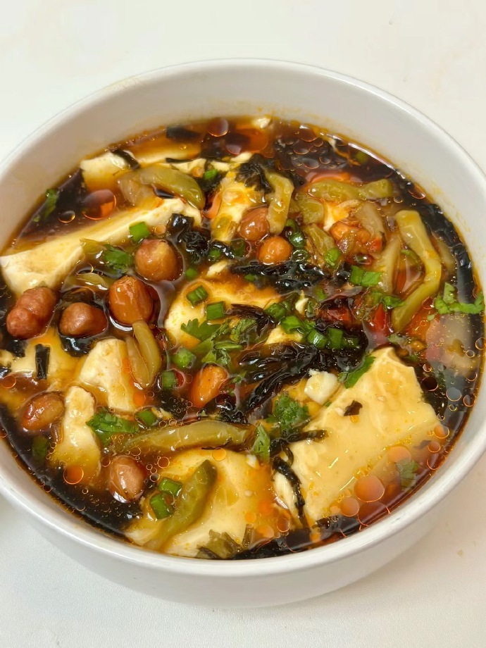 好吃又掉秤的豆腐脑的做法分享：低卡饱腹，减脂的姐妹们别错过！食材做法如图！