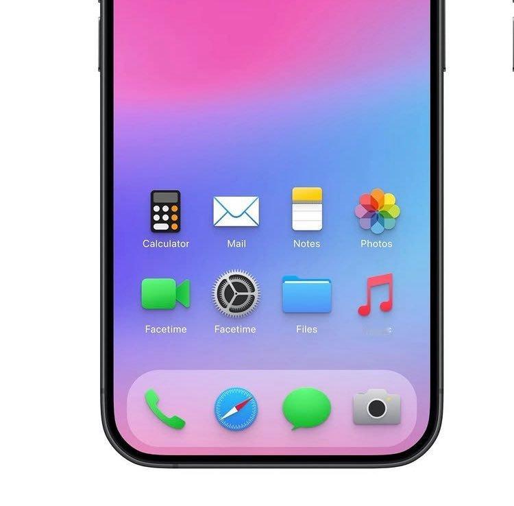 iOS19如果长这样，那真挺好看的。有一种SmartisanOS的感觉[