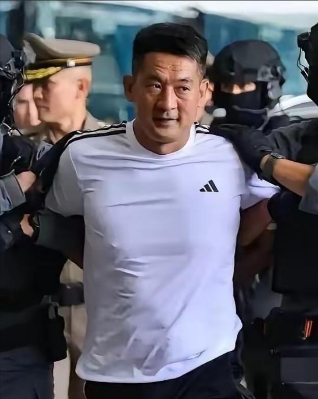 从曝光的画面来看，佘智江的体格确实不同常人。即便在被押解的过程中，他依然站姿