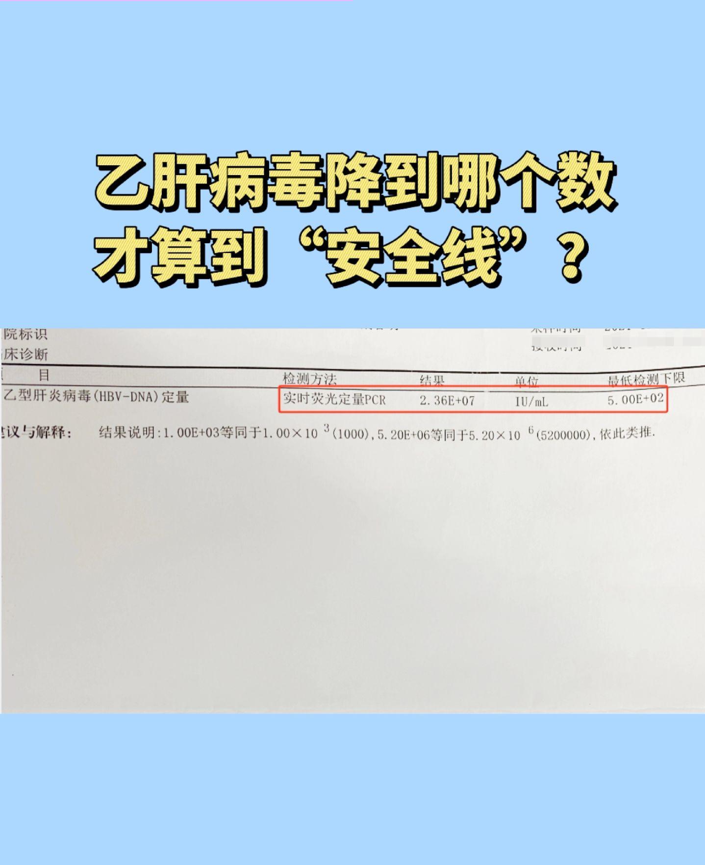 “乙肝病毒量降到多少才正常？”，这是一位乙肝患者问我问题，因为他目前检...