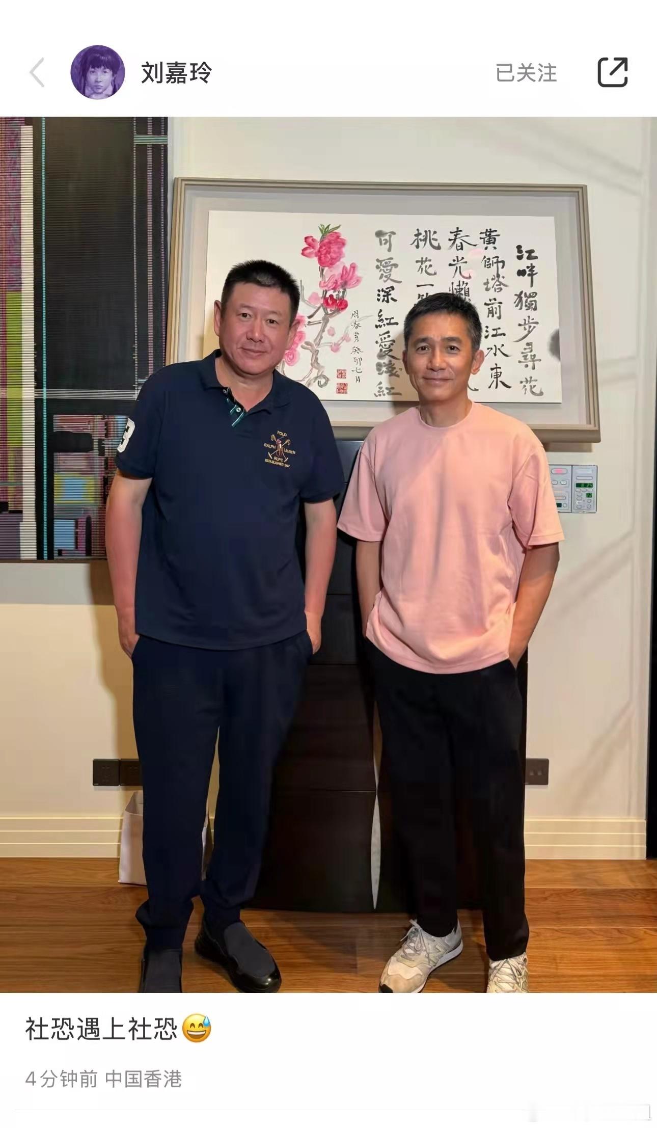 刘嘉玲：社恐遇上社恐​​​​
