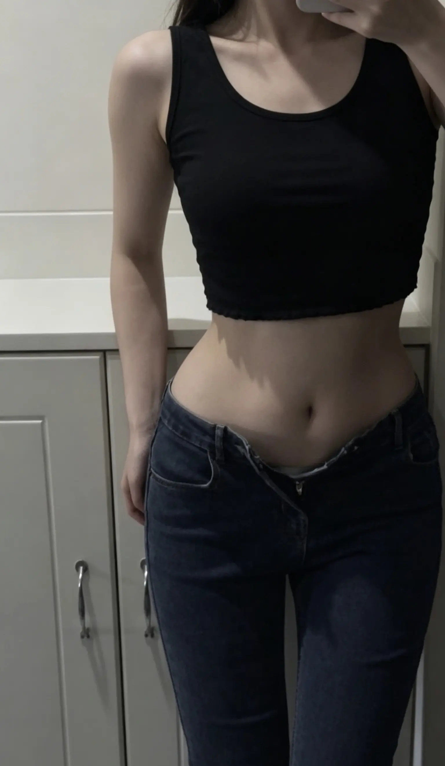 做你的小腰精 身材要可控 今日马甲线 麦浪 身材很哇塞