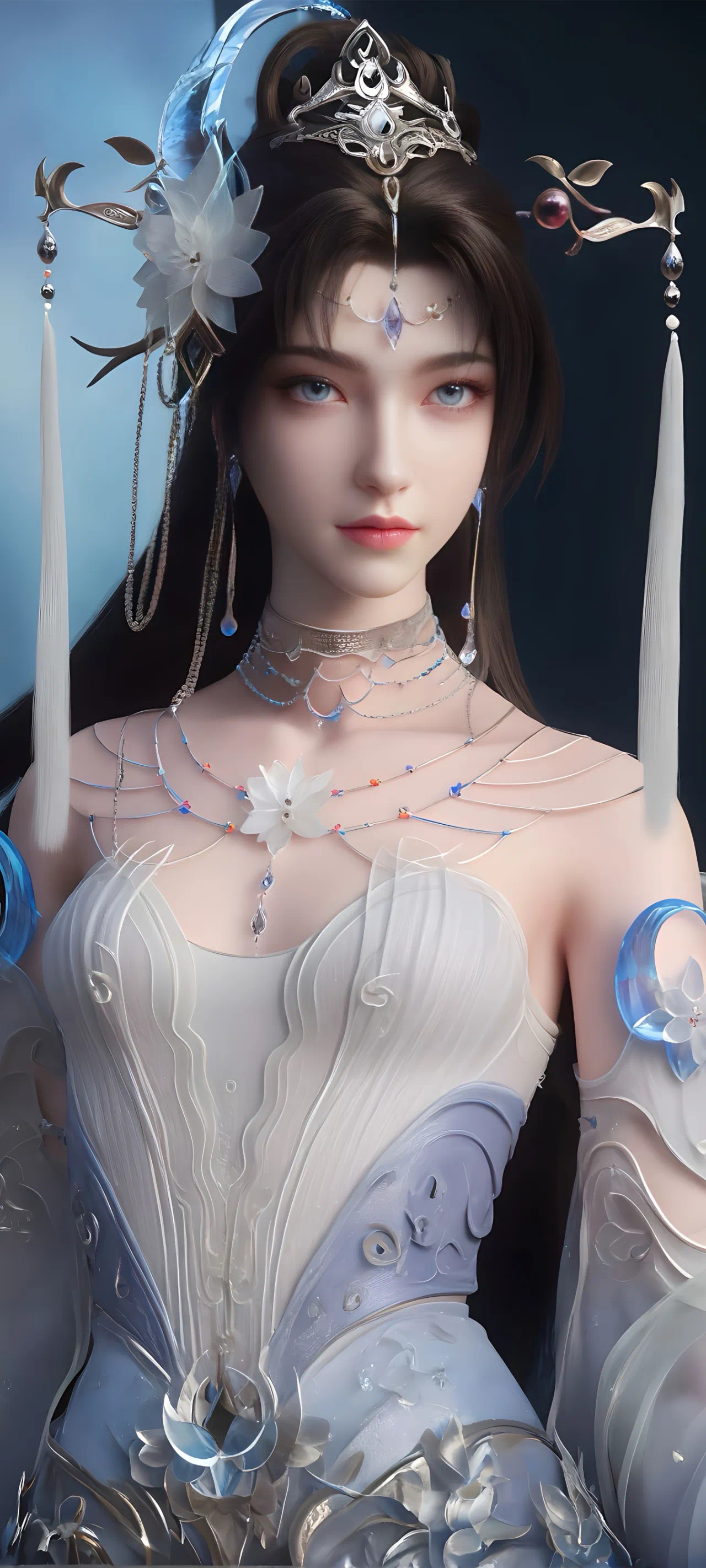 完美世界邀月公主【精美壁纸】脸型稍微有点圆，总体还好！动漫星域​​
