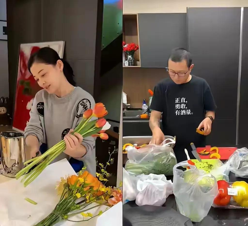 梅婷在社交平台大方晒出北京的2层别墅，温馨家居场景中儿女惊喜出镜，画面满是幸福。