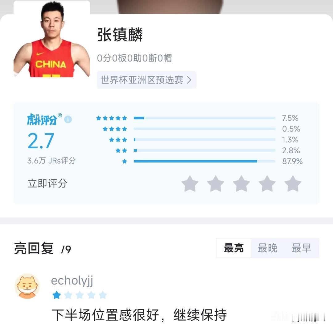 张镇麟vs渡边雄太，这2人对位太有戏剧性了！作为曾经在nba征战过得两人，上半场