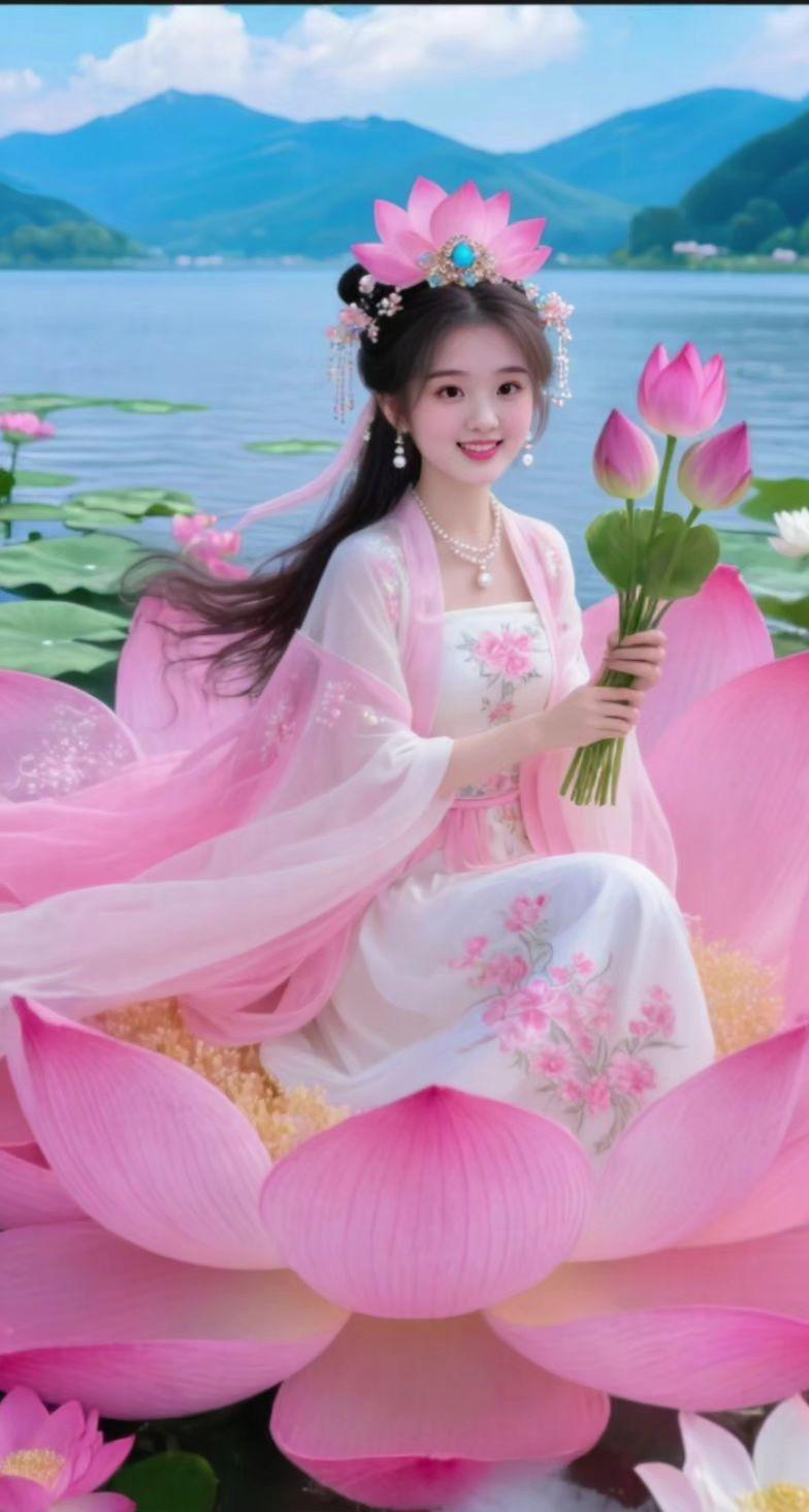 荷花仙子写真