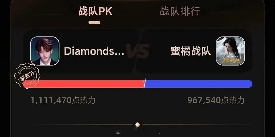 邓为竟然赢啦这个固粉能力有点强的