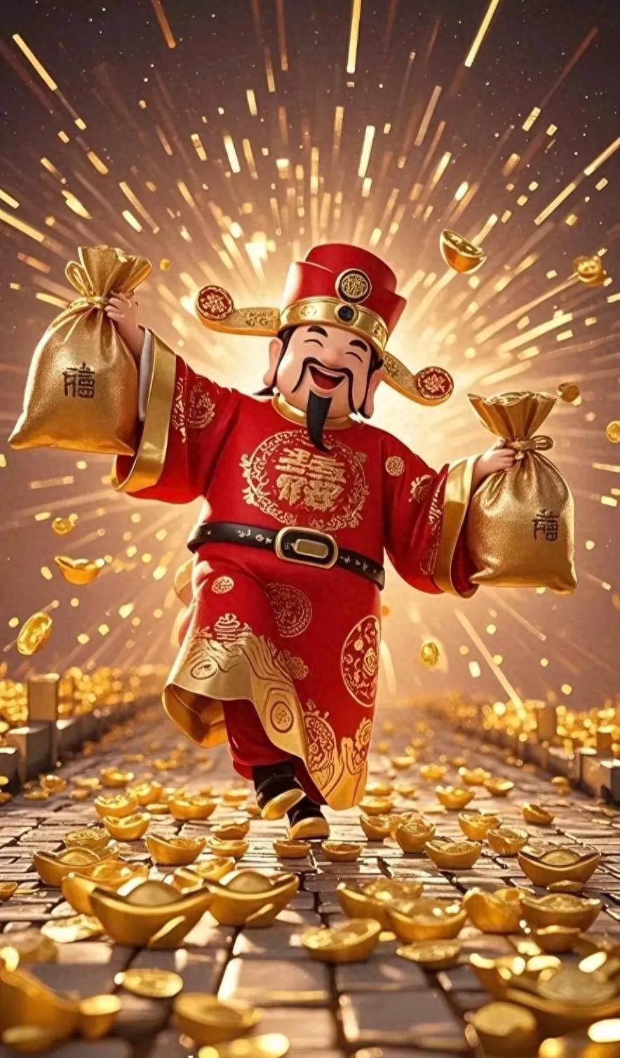 财神庇佑，财运亨通——一份虔诚的祈愿“接住”了🙌