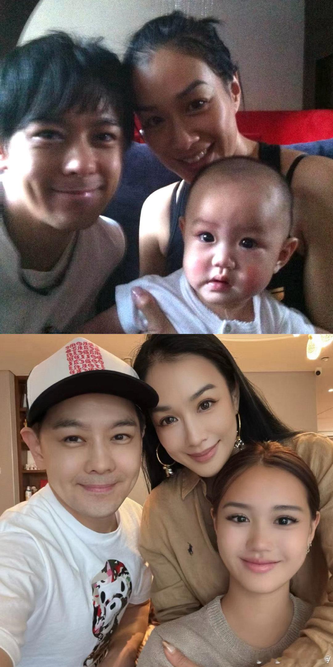 林志颖钟丽缇考拉16年前后合照林志颖与钟丽缇母女合照林志颖与钟丽缇母女合照，我就