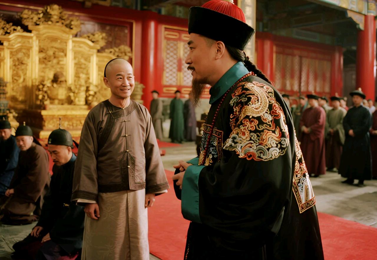 乾隆让刘墉查内奸，刘墉在家喝了七天茶，上朝后问乾隆：皇上，您戴的佛珠谁送的？乾