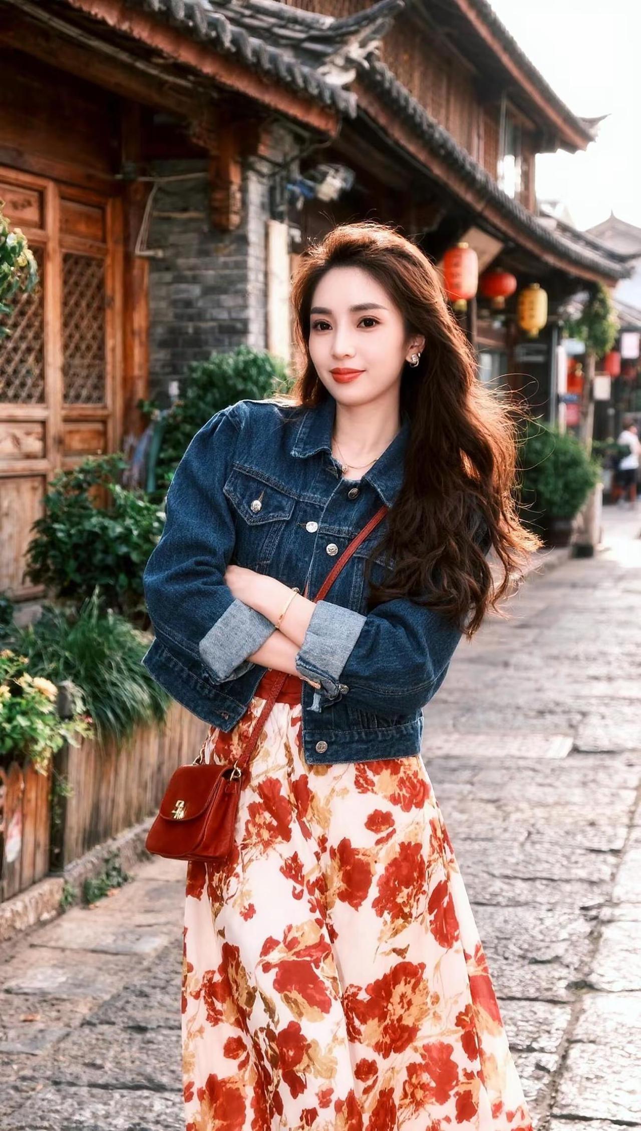 晒晒我的复古牛仔风穿搭