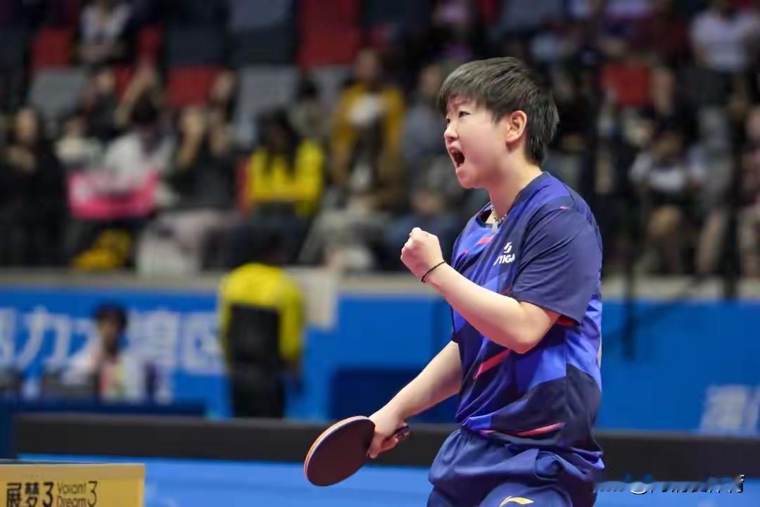 孙颖莎实力有目共睹，外战胜率达到历史级别，早早成为国乒主力，还拿了世乒赛和世界杯