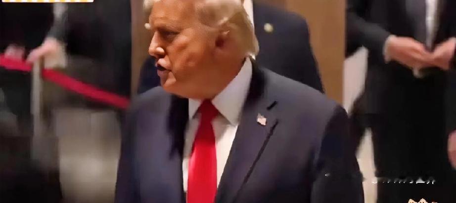 达沃斯记者追着特朗普灵魂提问名场面来了！演讲结束后SkyNews记者直接怼脸问