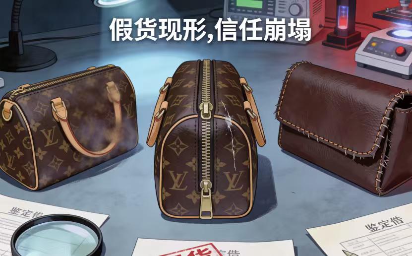 专柜买4个LV包全是假货！消费者手持小票维权遭拒，奢侈品信任危机爆发花几万块去
