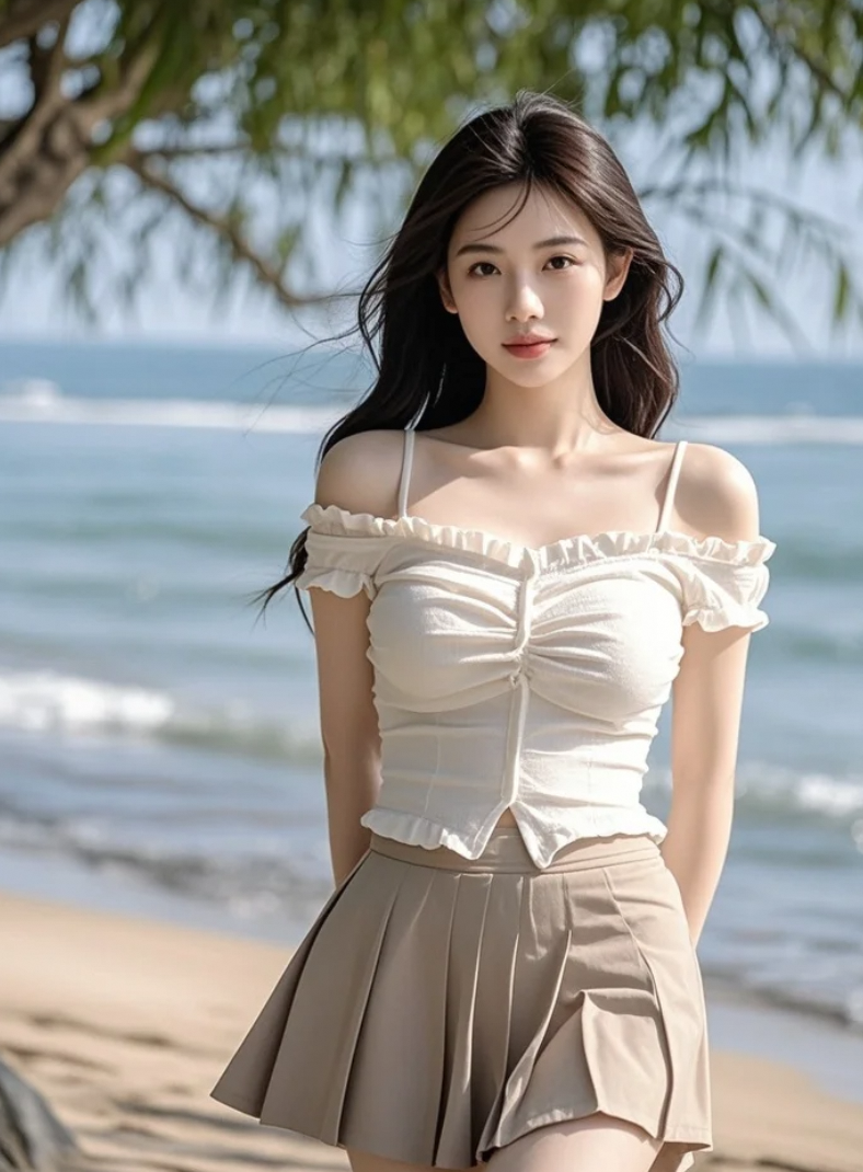 看她的照片，就像在看一场美丽的梦