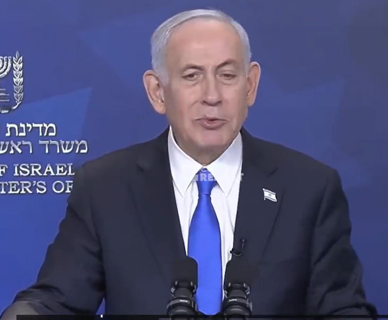 内塔尼亚胡说漏嘴了？他说，如果在一年前，我说世界上最强大的国家美国，会跟以色